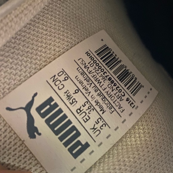 White puma sneakers - Picture 5 of 5